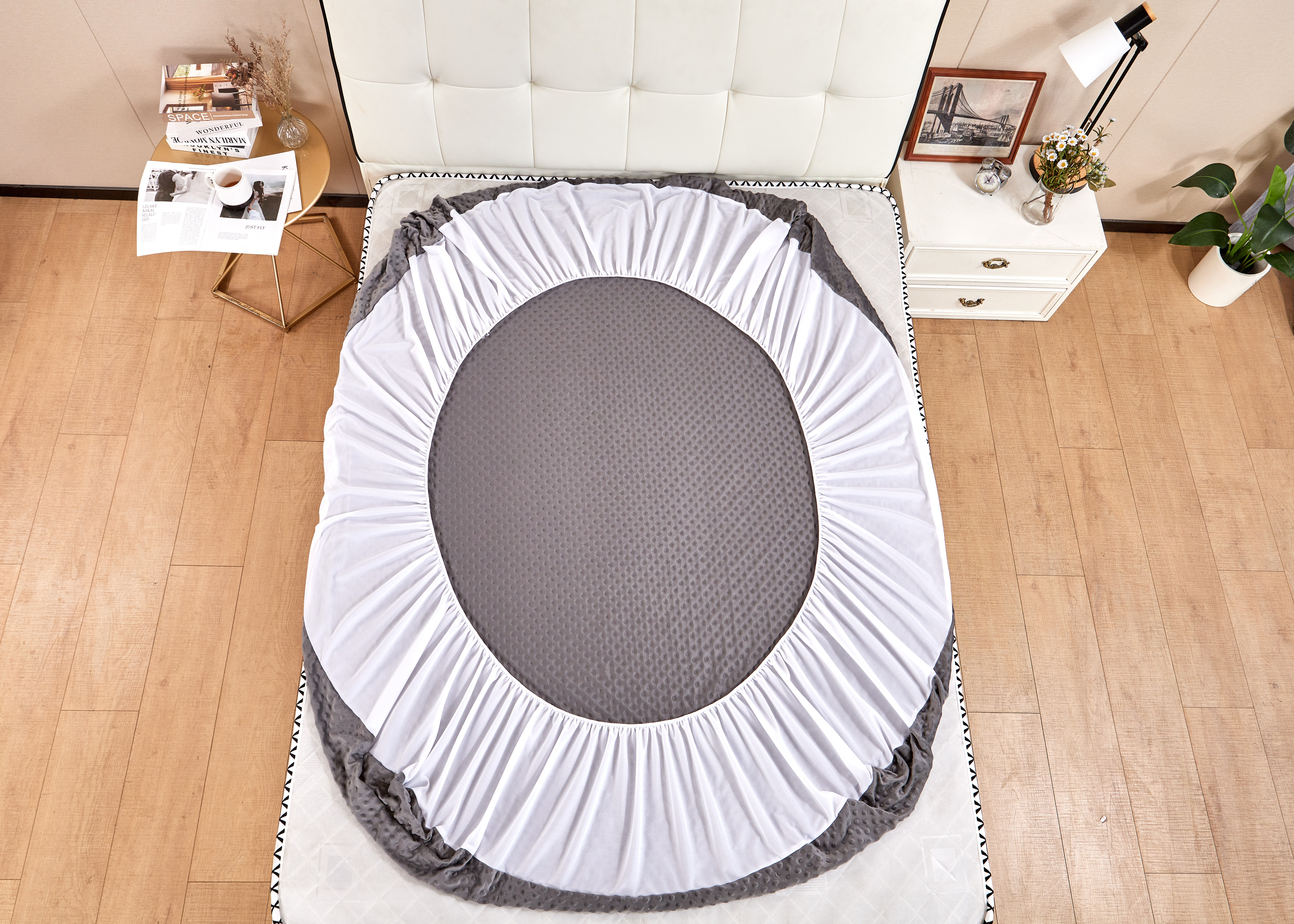 Factory Custom Sheets 100% Polyester Fitted Sheet Deep Pocket Set Sheets Custom OEM ODM