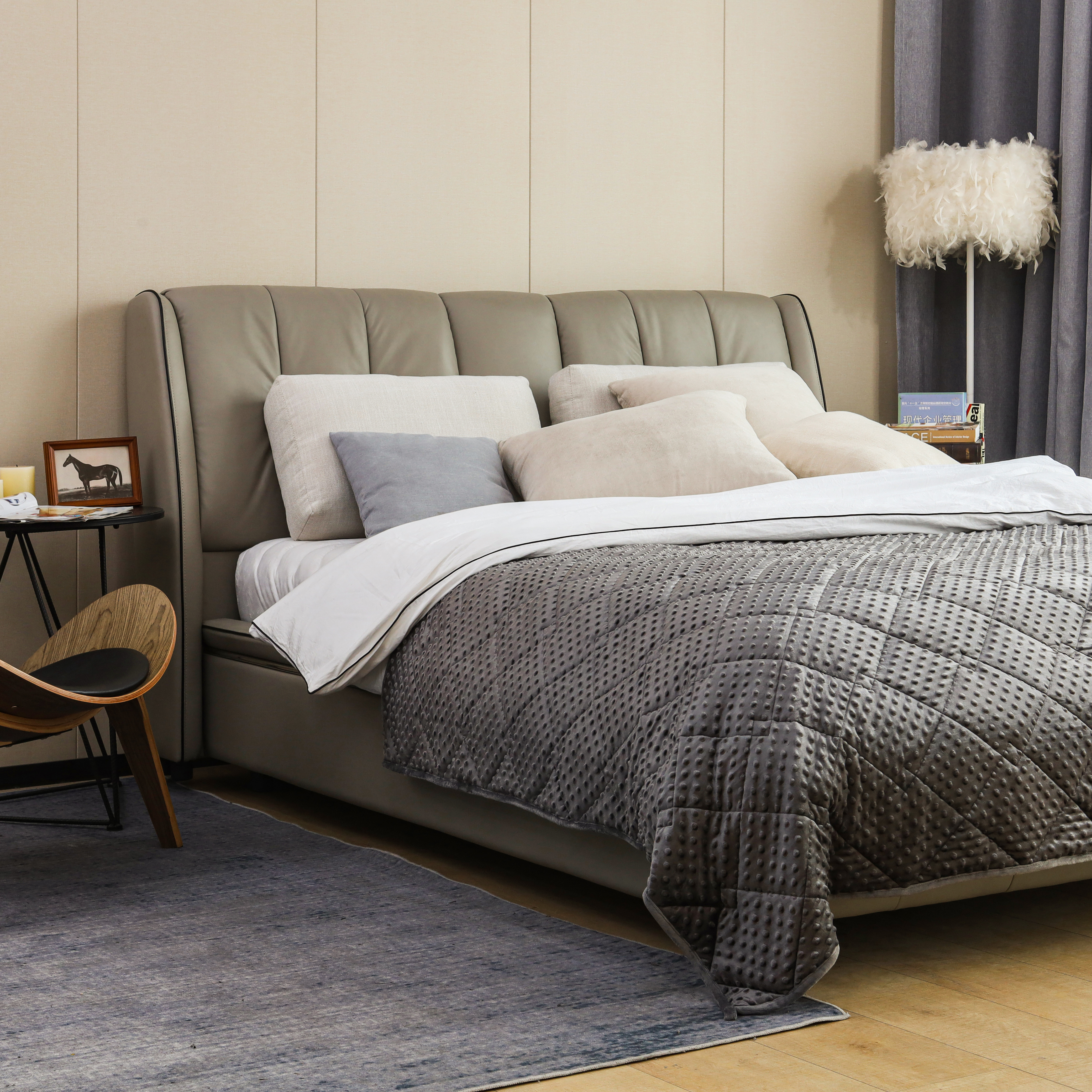 Weight Blanket Reduce Stress And Relieve Fatigue Multilayer Support Customization 