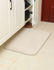 ALEGTER Memory Foam Door Mat for Entrance,Water Absorbent And Machine Washable Floor Mat for Kitchen Bedroom Restroom Indoor And Outdoor(20 X 32 Inch, Beige)