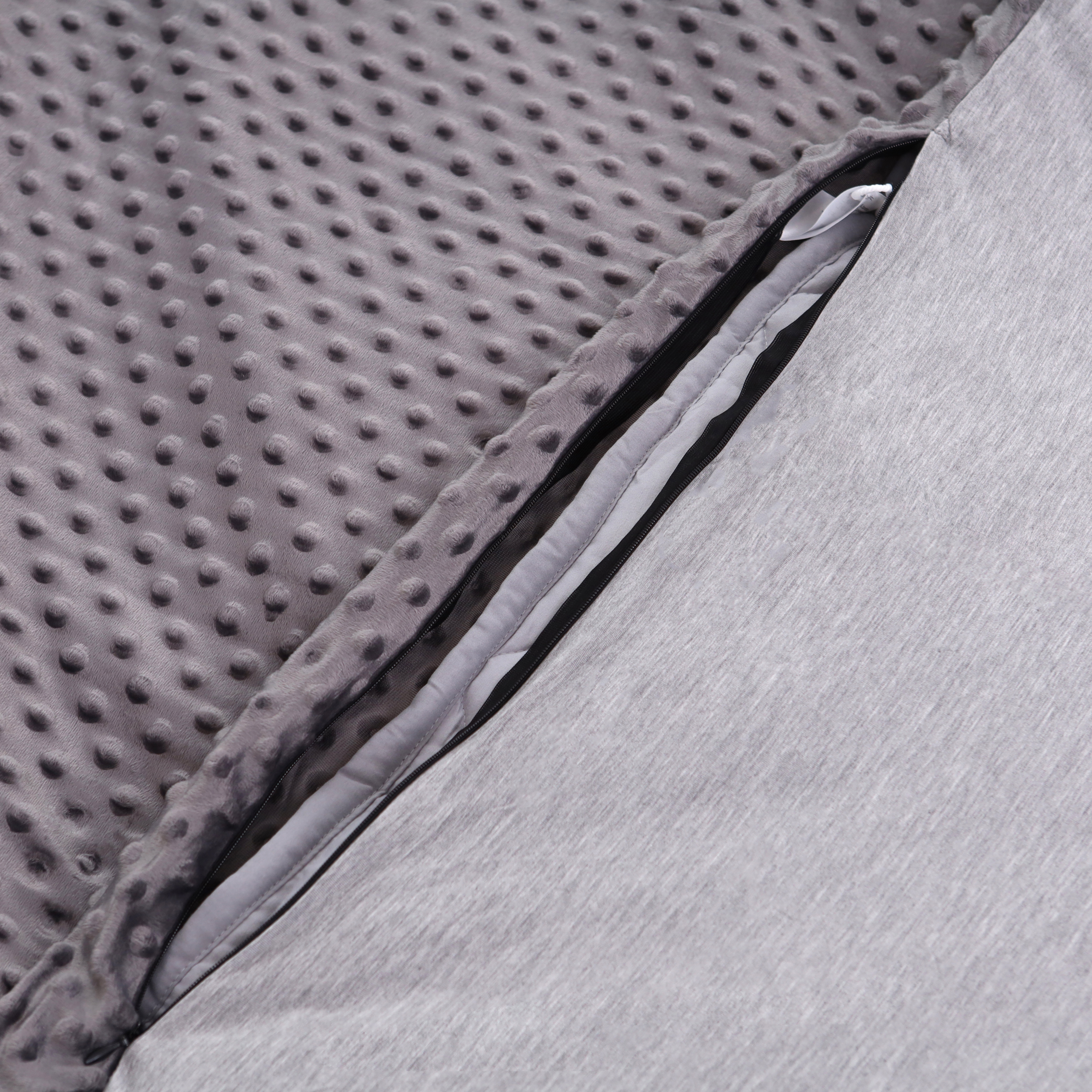 Weighted Blanket (60''x80'', 20lbs, Queen Size Dark Grey) for Adults, Soft Material with Premium Glass Bead, Machine Washable