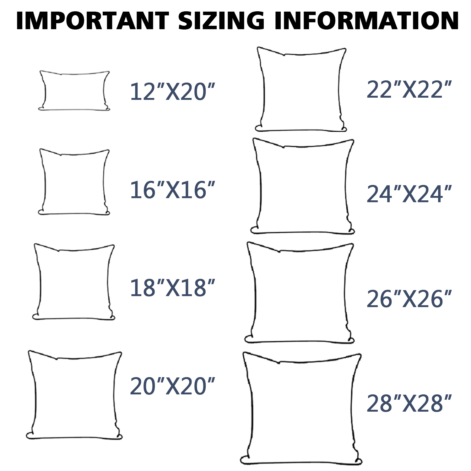 Pillow Cushion Set of 2 Feather Filling Custom Size And Design