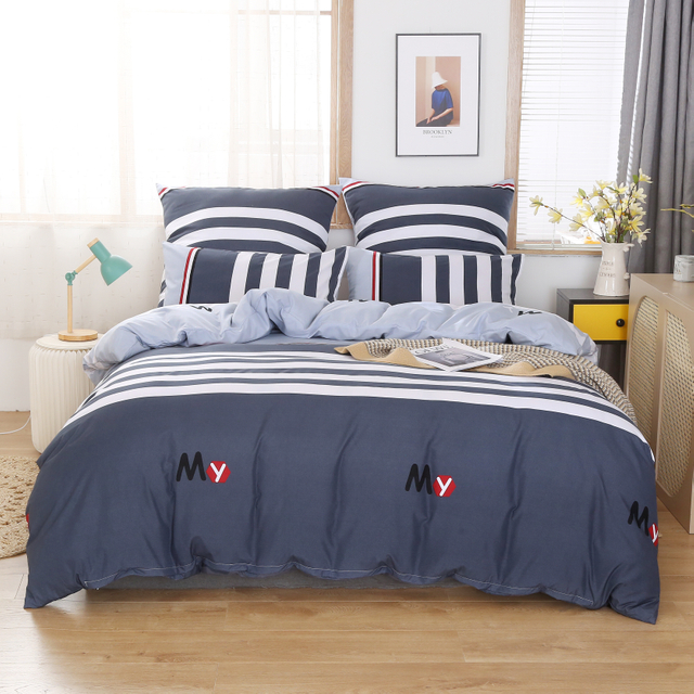 Bed Suite Stripe Design Customizable OEM ODM