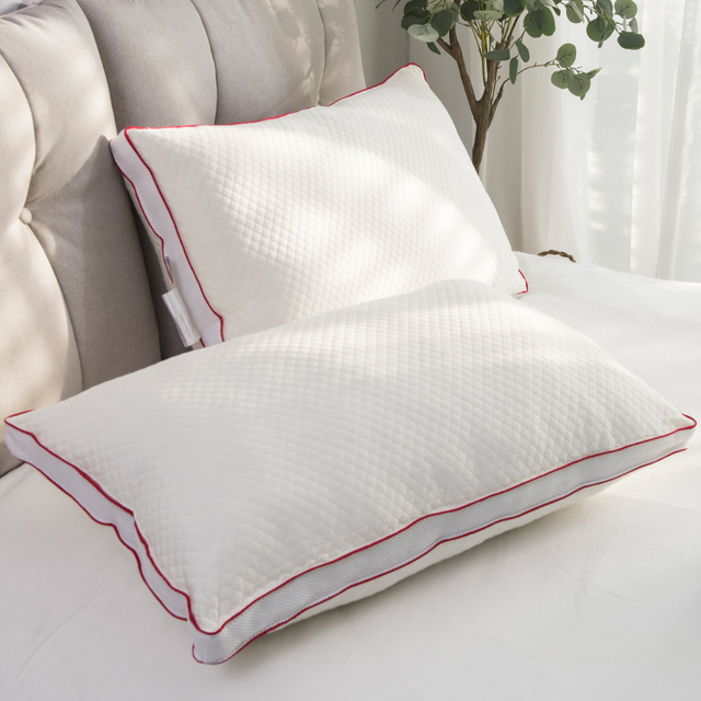 Pillow Custom OEM ODM Wrapping Red And Blue, Customizable Chemical Fiber Filling