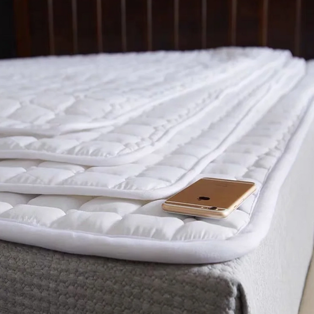 Hotel wholesale non-slip mat thin mattress protector hot selling simple fashionable machine washable