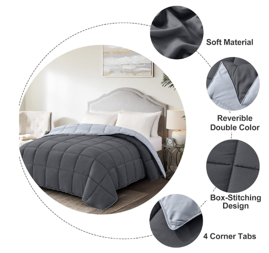 Warm and comfortable four seasons chemical fiber quilt